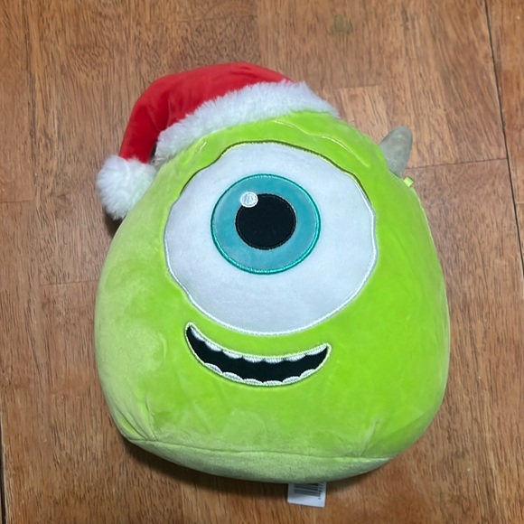 Disney Mike Wozowski Monsters Inc Christmas Squishmallow - Picture 1 of 5